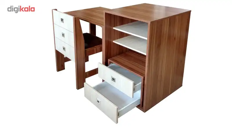 میز تحریر و لپ تاپ سه کاره انتخاب اول مدل TO-256 چپ