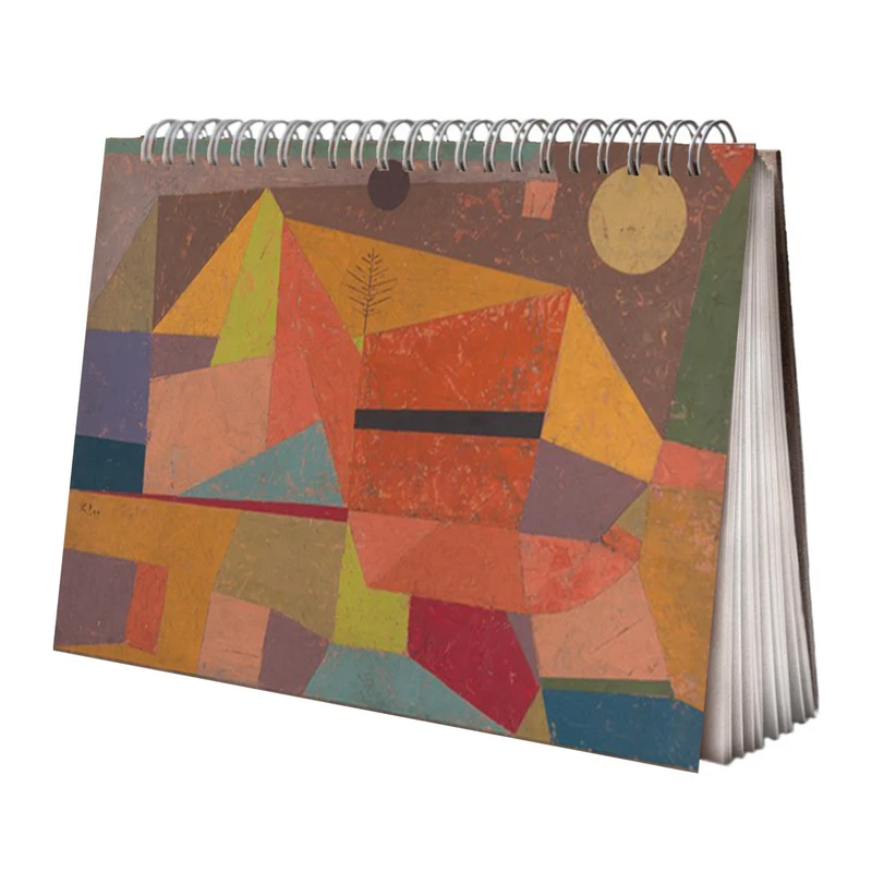 دفتر طراحی 60 برگ مدل رنگی هنری پل کله کد b5-3