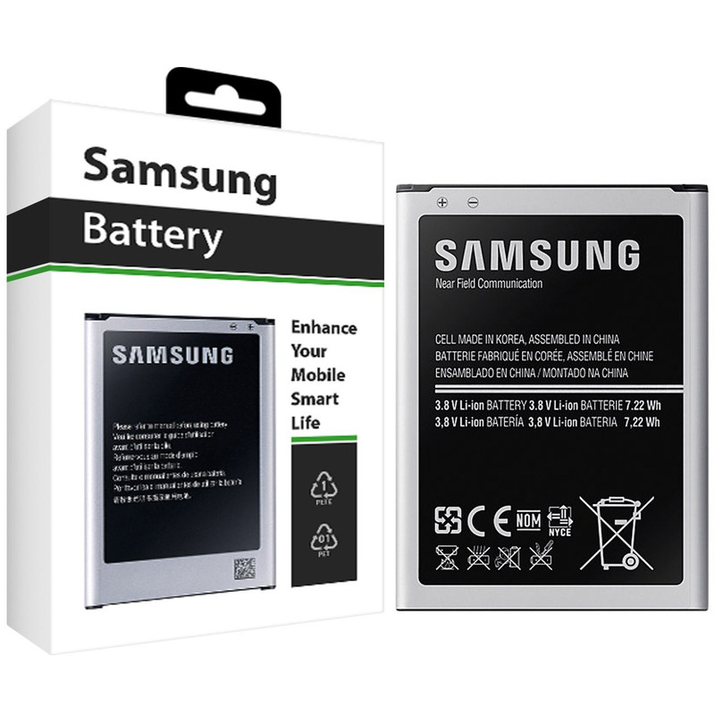 باتری موبایل مدل B500BE با ظرفیت 1900mAh مناسب برای گوشی موبایل سامسونگ Galaxy S4 Mini