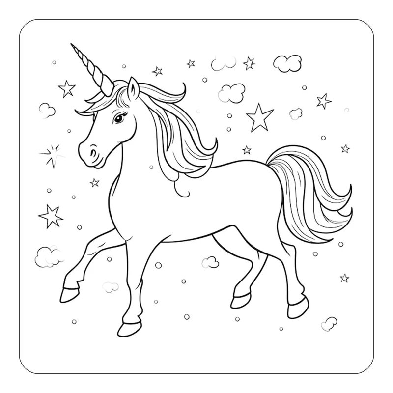 مگنت کاکتی طرح اسب تک شاخ و یونیکورن مدل mp30240