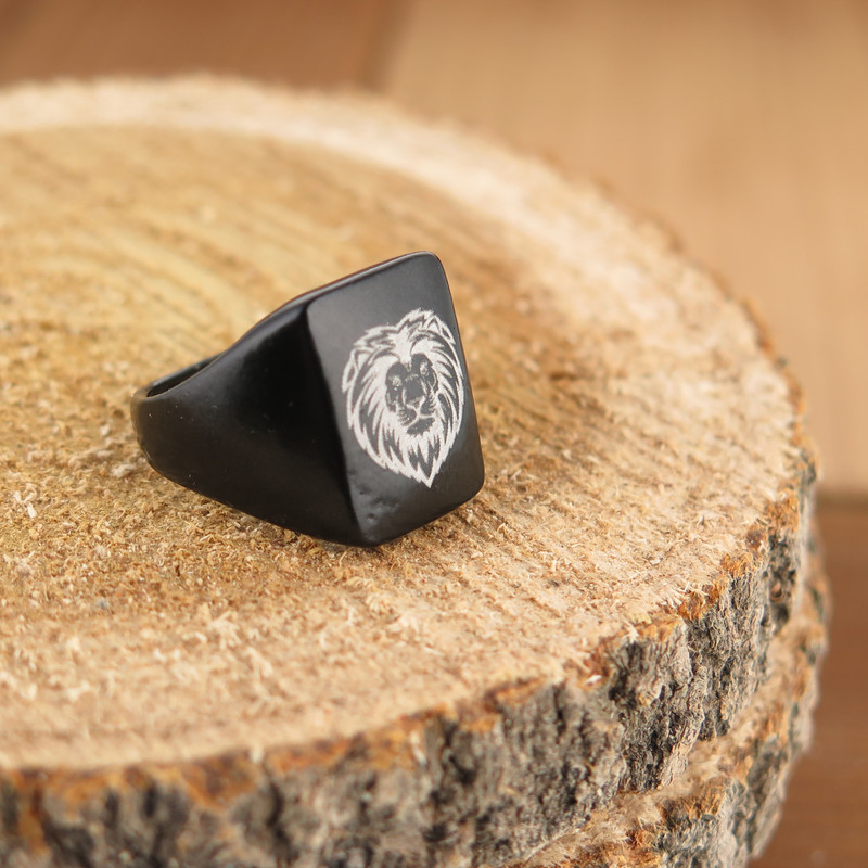 انگشتر مردانه مدل شیر کد RK10 انگشتر مردانه مدل شیر کد RK10