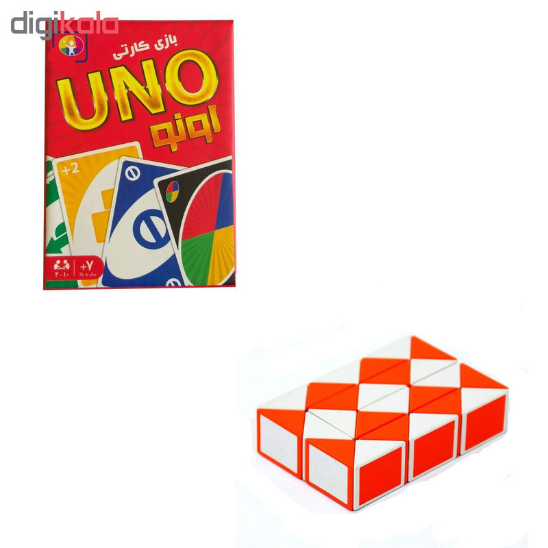 بازی فکری اونو کد 108 به همراه روبیک ماری