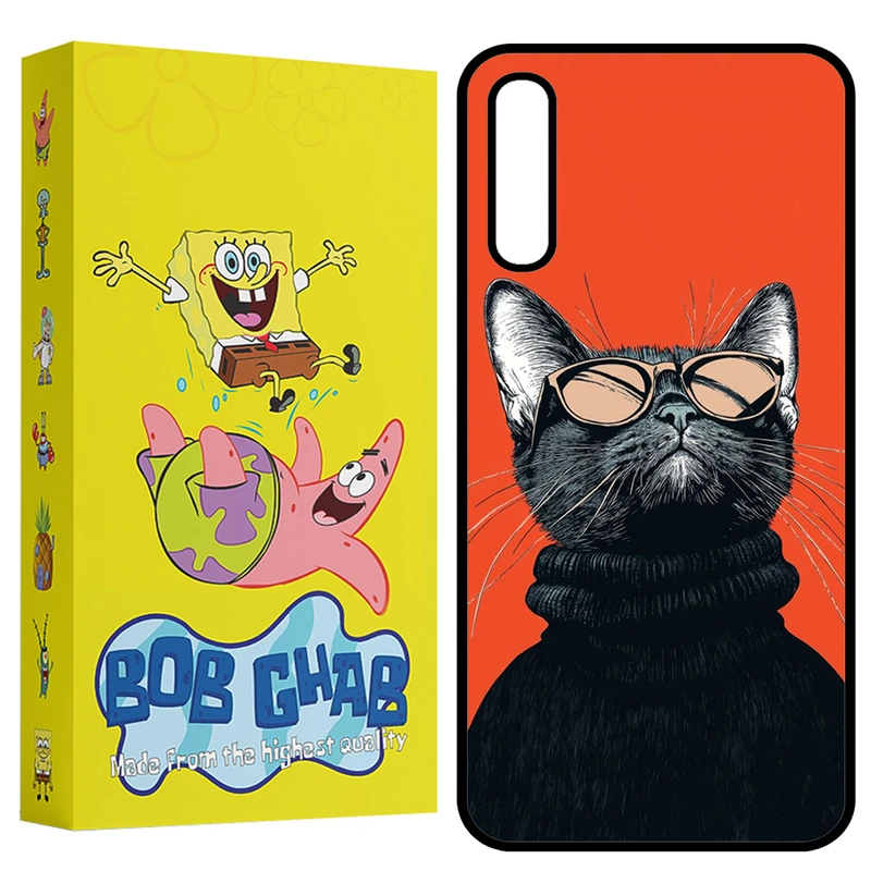 کاور باب قاب طرح گربه مدل BCPA50 مناسب برای گوشی موبایل سامسونگ Galaxy A50 / A50s / A30s