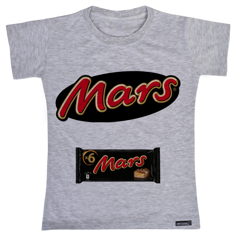 تی شرت آستین کوتاه دخترانه 27 مدل Mars Chocolate کد MH808