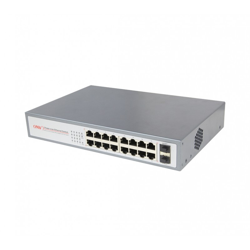 سوئیچ 16 پورت او ان وی مدل  POE33016PFB
