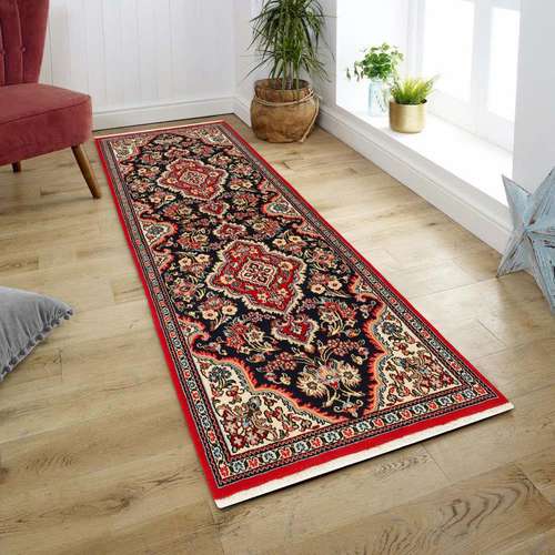 فرش دستبافت کناره طول دو متری مدل شهرضا کد a543673