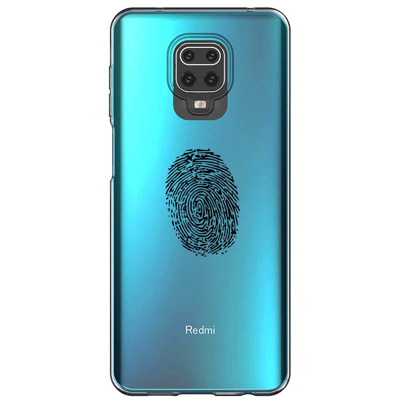 کاور مگافون طرح اثر انگشت مدل C62-B مناسب برای گوشی موبایل شیائومی Redmi Note 9s / 9 Pro / 9 Pro Max