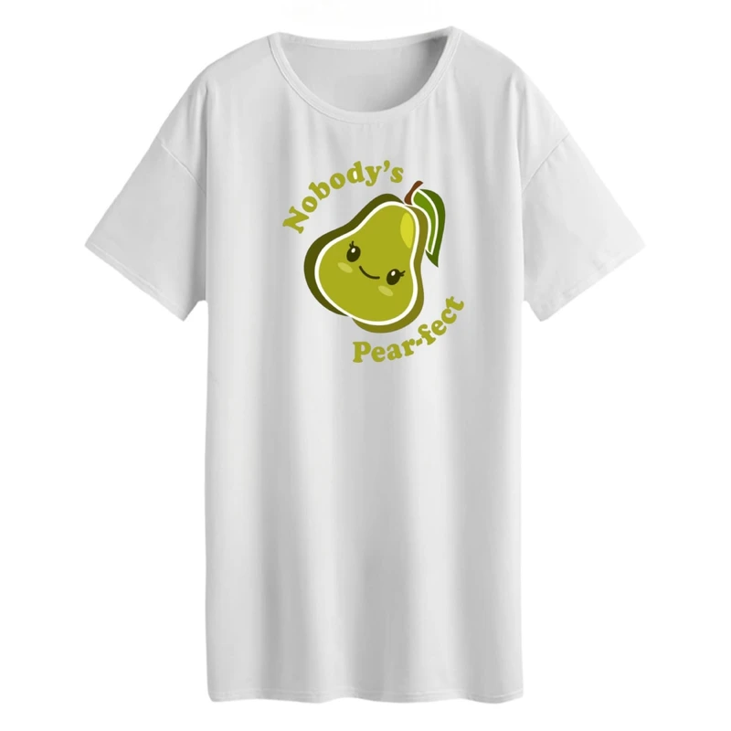 تی شرت لانگ زنانه مدل گلابی کد 2