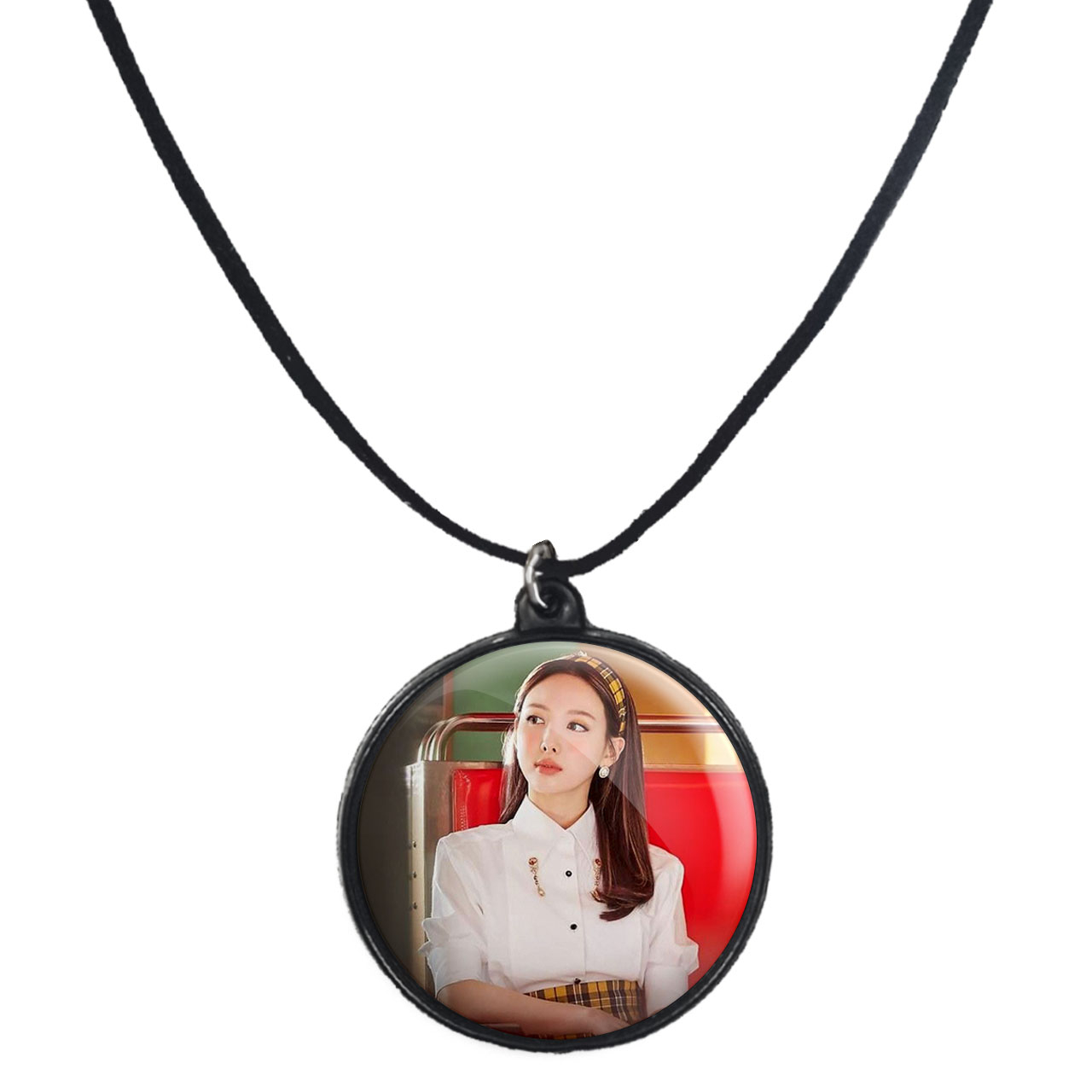 گردنبند پرمانه طرح تو ایس کد pmb.18251 مدل دو طرفه