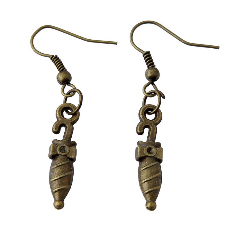 گوشواره دخترانه مدل فلزی فانتزی کد GZN_048 گوشواره دخترانه مدل فلزی فانتزی کد GZN_048