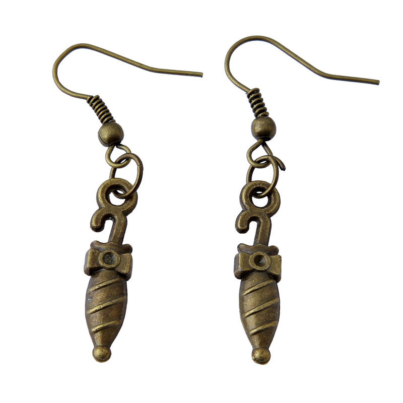 گوشواره دخترانه مدل فلزی فانتزی کد GZN_048 گوشواره دخترانه مدل فلزی فانتزی کد GZN_048