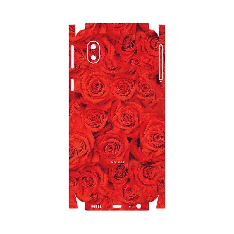 برچسب پوششی ماهوت مدل Red_Flower-FullSkin مناسب برای گوشی موبایل سامسونگ Galaxy A01 Core
