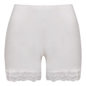 شورت زنانه ماییلدا مدل لبه گیپوری کد 5251-A402 رنگ سفید