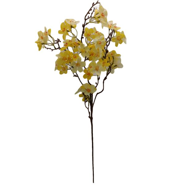 گل مصنوعی مدل شاخه شکوفه 3 بازو