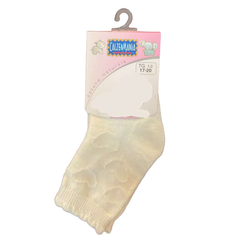 جوراب دخترانه سانتاگوستینو مدل قلبی کد 638368