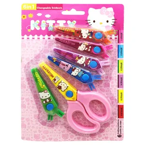 قیچی مدل کیتی کد Kit-1 بسته 6 عددی 