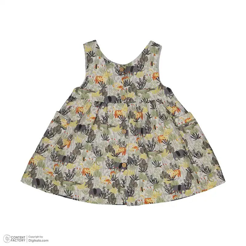 ست 3 تکه لباس نوزادی ایندیگو مدل 131661 رنگ سبز