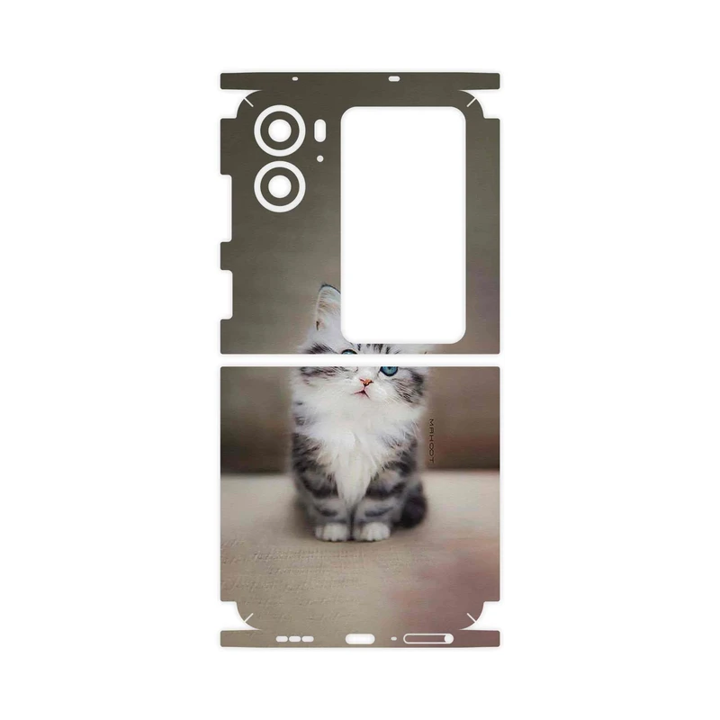 برچسب پوششی ماهوت مدل Cat_2-FullSkin مناسب برای گوشی موبایل اپو Find N2 Flip