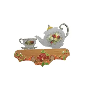 نگهدارنده حوله و دستمال طرح قوری و فنجون