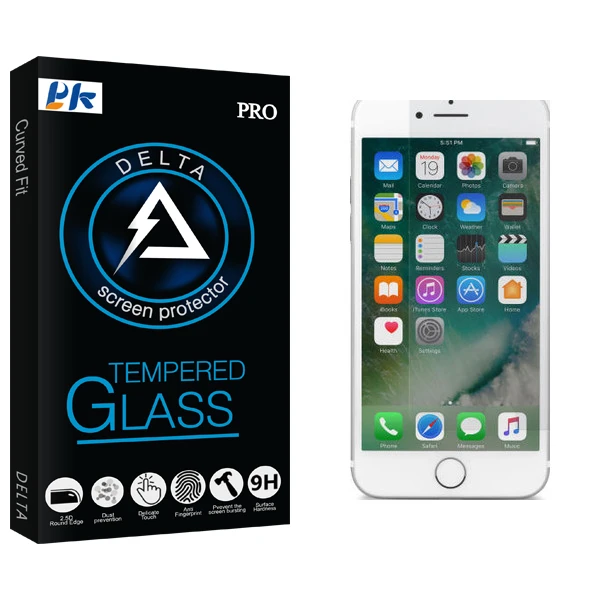 محافظ صفحه نمایش نایت پی کی مدل Delta Glass مناسب برای گوشی موبایل اپل IPhone 7 PLUS / 8 PLUS