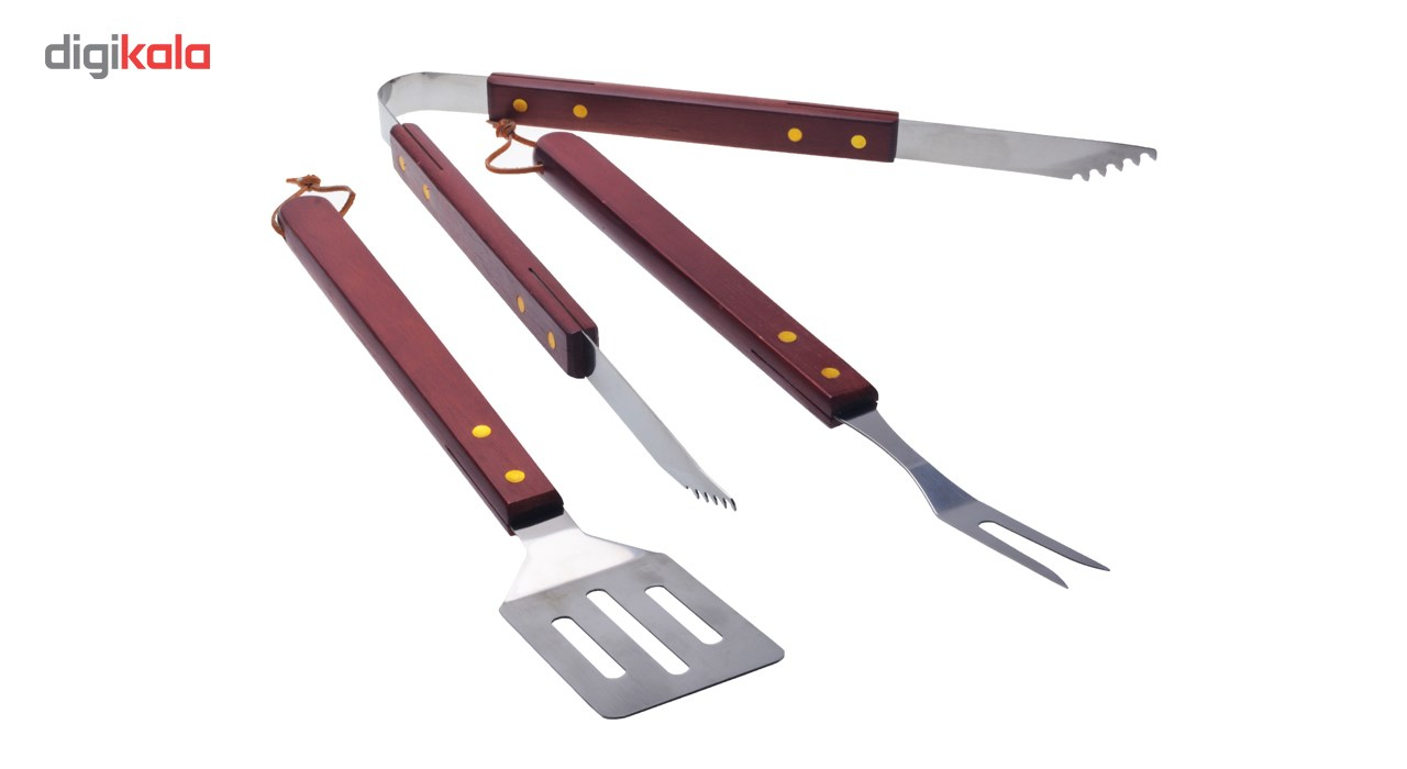 ارزان ست 3 پارچه باربیکیو کمپمیت مدل BBQ-03M-05B ست 3 پارچه باربیکیو کمپمیت مدل BBQ-03M-05B