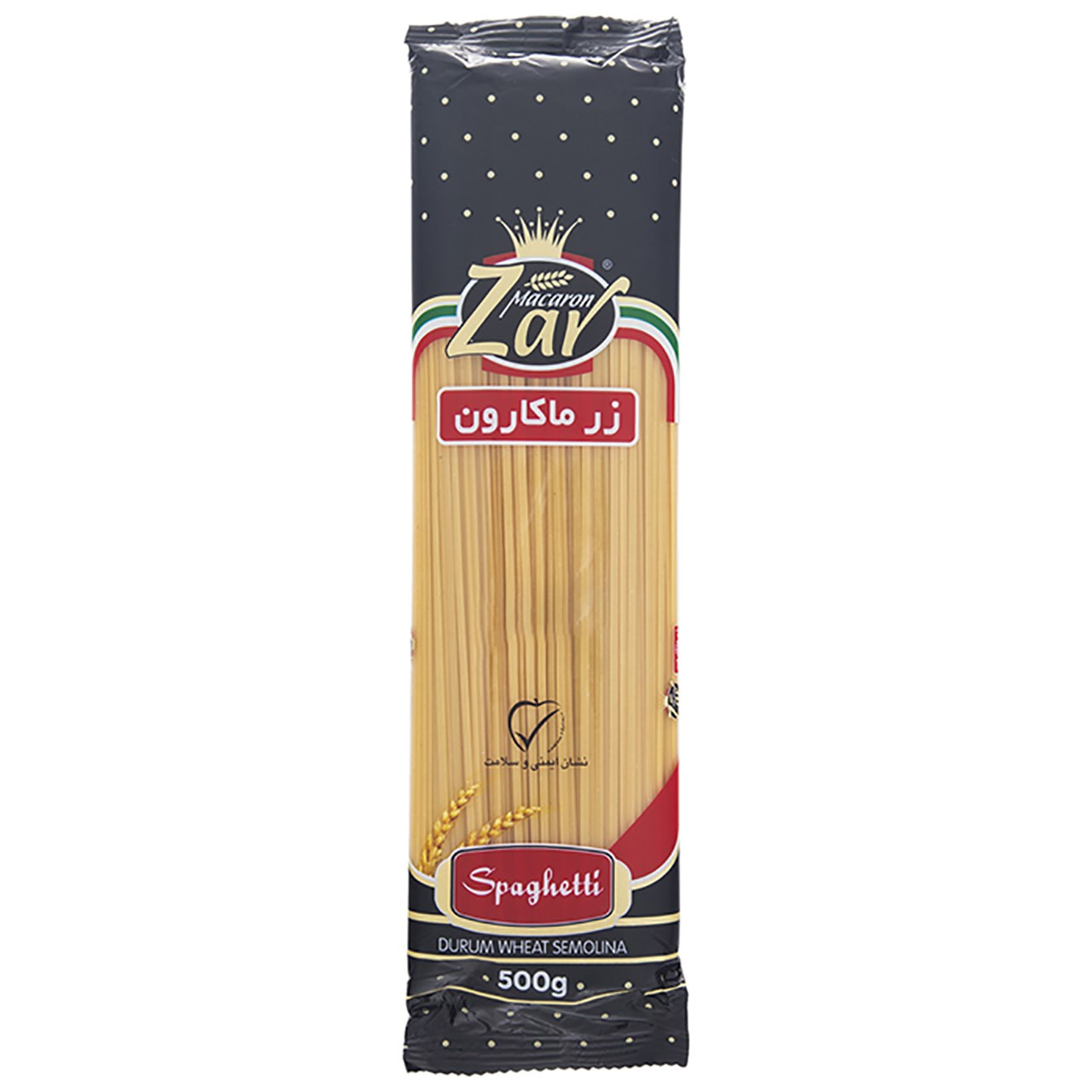 اسپاگتی لینگوئینی زر ماکارون مقدار 500 گرم