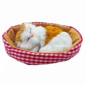 دکوری مدل گربه خوابیده در سبد کد GS02