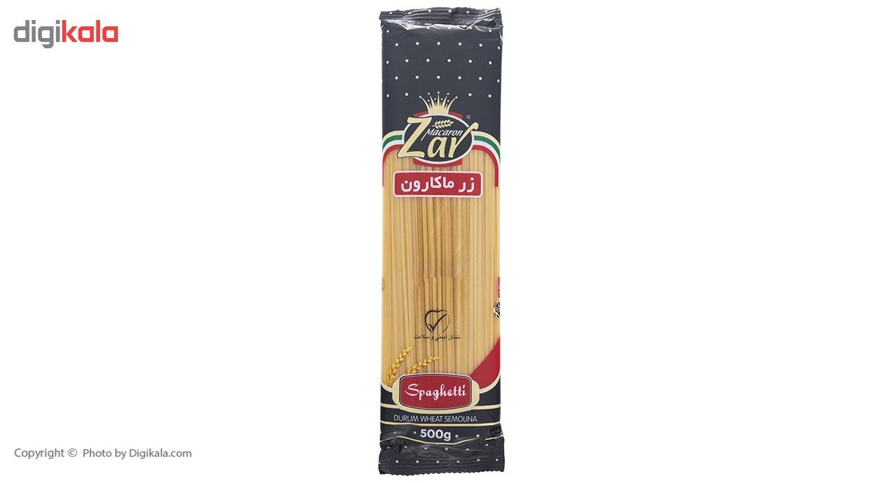 اسپاگتی لینگوئینی زر ماکارون مقدار 500 گرم