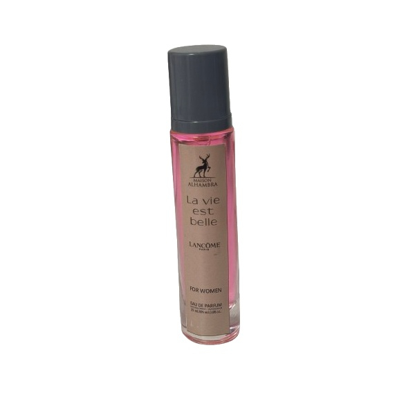 عطر جیبی زنانه الحمبرا مدل لانکوم با رایحه گرم حجم 35 میلیلیتر