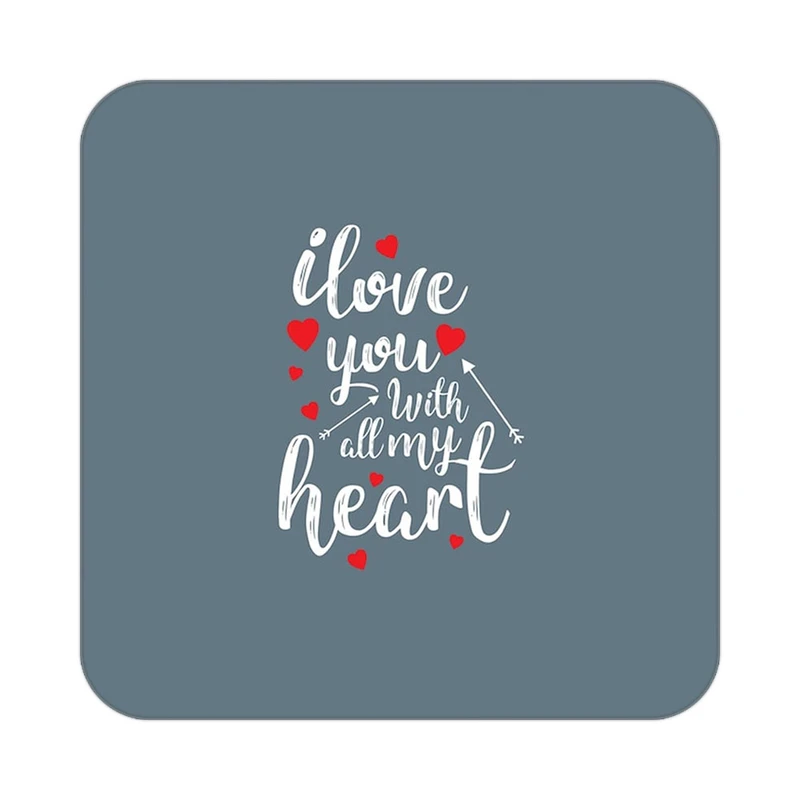 زیر لیوانی کاکتی طرح عاشقانه مدل mp38758