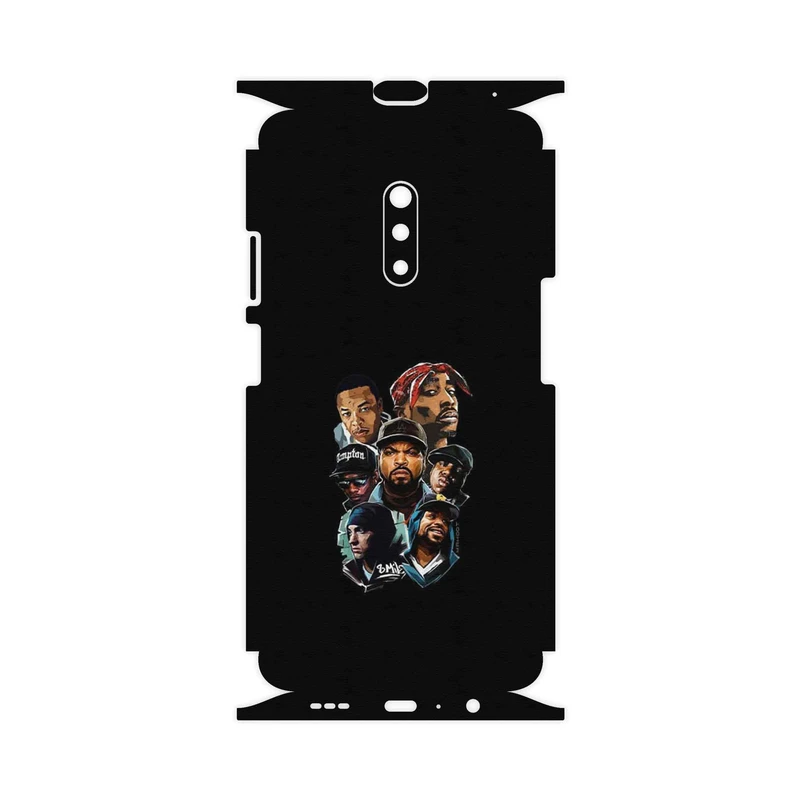 برچسب پوششی ماهوت مدل Great Rappers Digital Art-FullSkin مناسب برای گوشی موبایل اپو Realme X