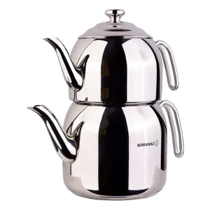 ست کتری قوری کرکماز مدل MEGA کد 058 گنجایش کتری 3.5 لیتر گنجایش قوری 2 لیتر