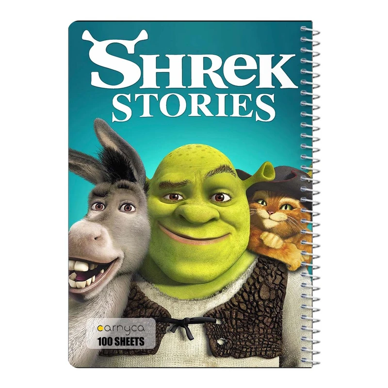 دفتر مشق 100 برگ سیمی کارنیکا طرح شرک Shrek کد 90256