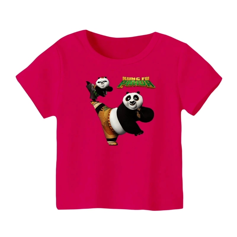 تی شرت آستین کوتاه بچگانه مدل پاندا کنگفوکار کد ۱