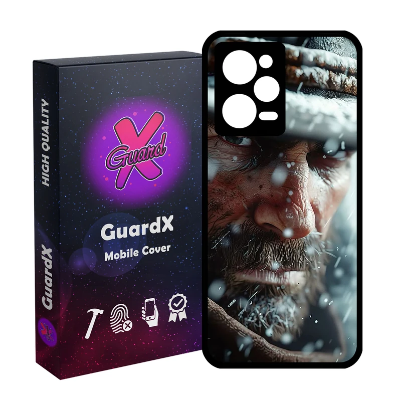 کاور گارد ایکس طرح Red Dead Redemption مدل Glass10736 مناسب برای گوشی موبایل شیائومی Redmi Note 12 Pro 5G/Poco X5 Pro 5G/Note 12 Pro Speed