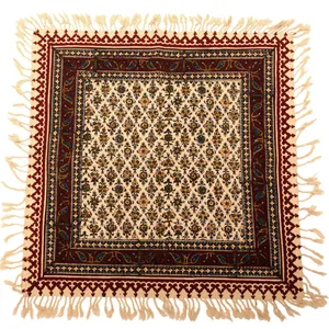 سفره قلمکار اثر زابلیان طرح 90-11-118 سایز 50 در 50 سانتی متر