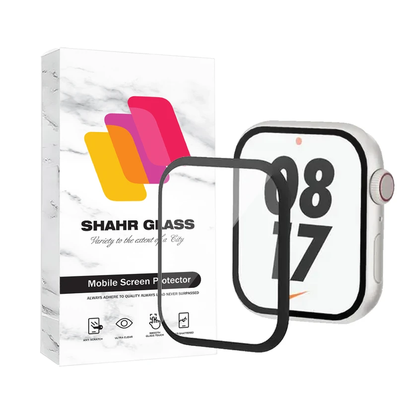 محافظ صفحه نمایش شهر گلس مدل PMMAWSH مناسب برای اپل واچ Series 7 Aluminum / 8 / 9 45