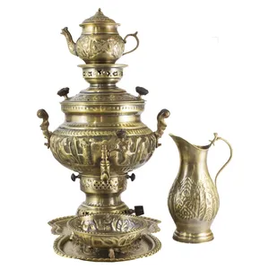 سرویس سماور گازی قلم کد AL-17020012 ظرفیت8لیتری