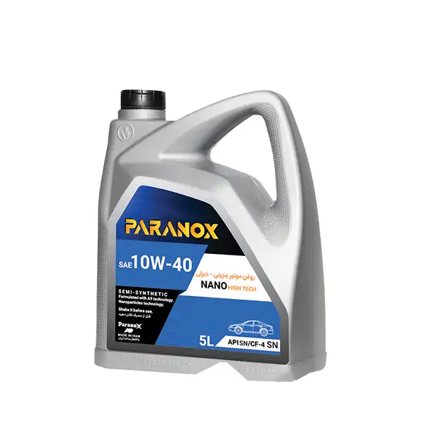 روغن موتور خودرو پارانوکس مدل 10W-40 SN حجم 5 لیتر