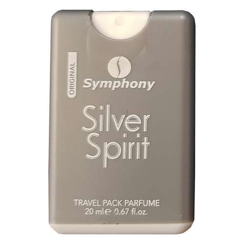 ادکلن جیبی مردانه سیمفونی مدل Silver Spirit حجم 20 میلی لیتر