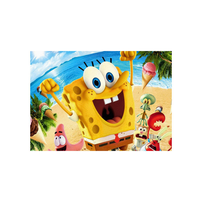 رو بالشی مدل باب اسفنجی دو رو طرح دار کد 1402120