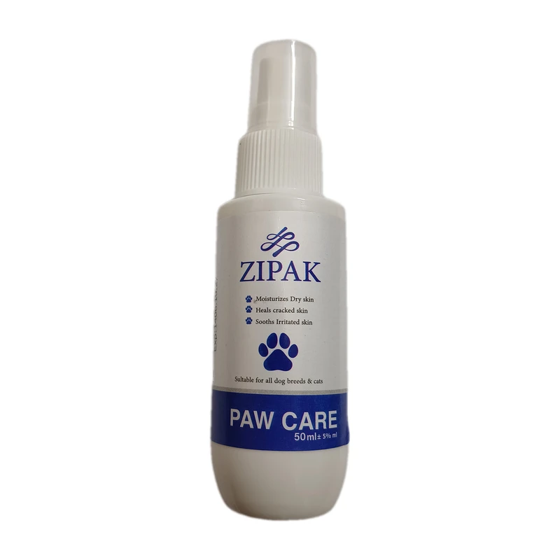 اسپری نرم‌کننده و ترمیم‌کننده کف پنجه سگ و گربه زیپک مدل Paw Care حجم 50 میلی‌لیتر