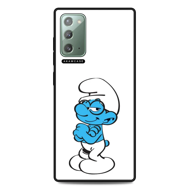 کاور آکام مدل AMC-WSGN20-SMURFS-26 مناسب برای گوشی موبایل سامسونگ Galaxy Note 20