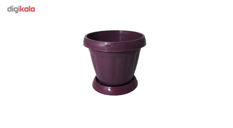 گلدان ایرسا مدل یاس-1 ارتفاع 10 سانتی متر مجموعه 4 عددی