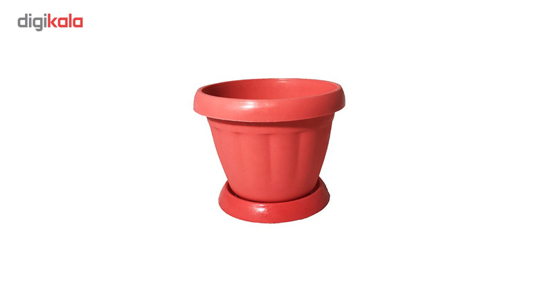 گلدان ایرسا مدل یاس-1 ارتفاع 10 سانتی متر مجموعه 4 عددی