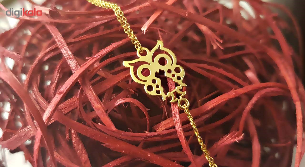 دستبند طلا 18 عیار گالری آمانژ مدل D167