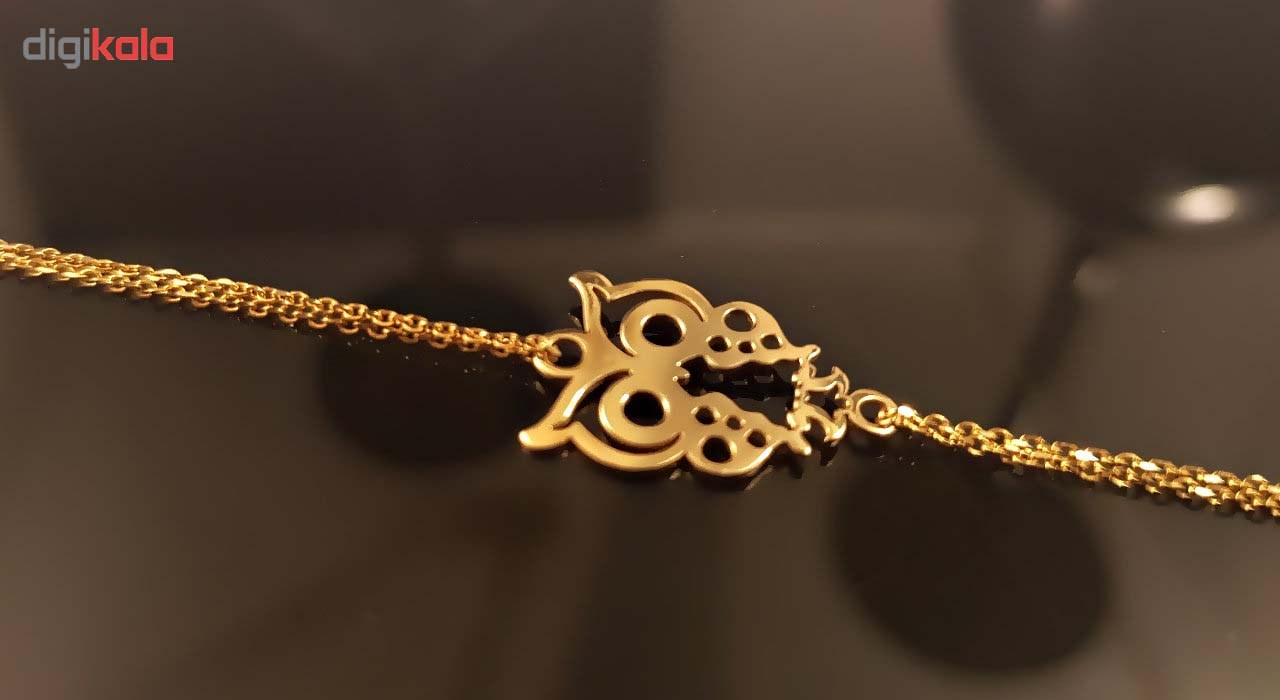 دستبند طلا 18 عیار گالری آمانژ مدل D167