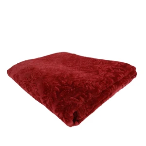 پتو گلبافت مدل سرخس یک نفره سایز 150X210 سانتی متر