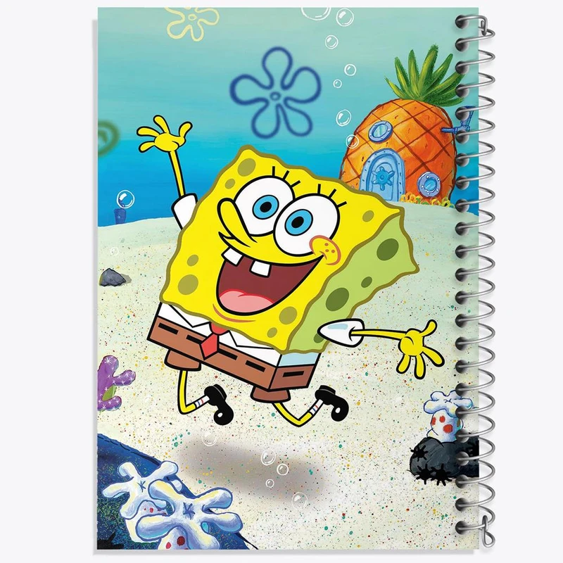 دفتر لیست خرید 50 برگ خندالو طرح باب اسفنجی کد 4736