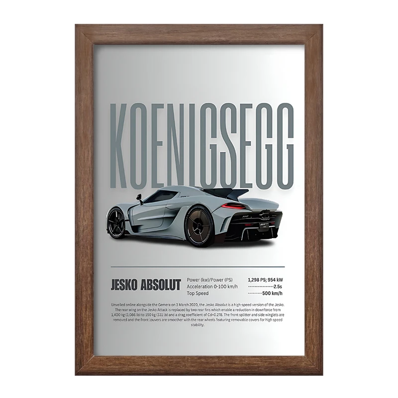 تابلو خندالو طرح ماشین اسپرت کد F10365